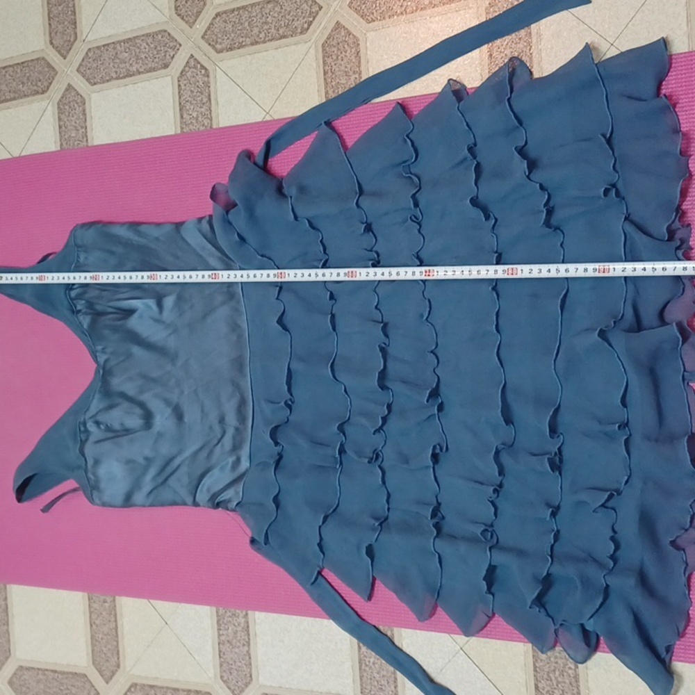 Tristan Exclusive 100% Silk Dress Size 4 - Picture 11 of 14